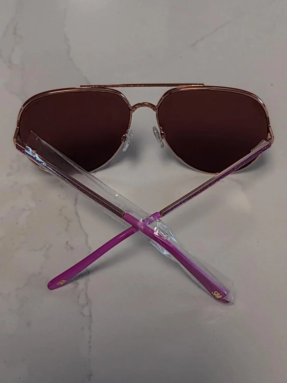 STEVE MADDEN Sunglasses Aviators Pink NEW